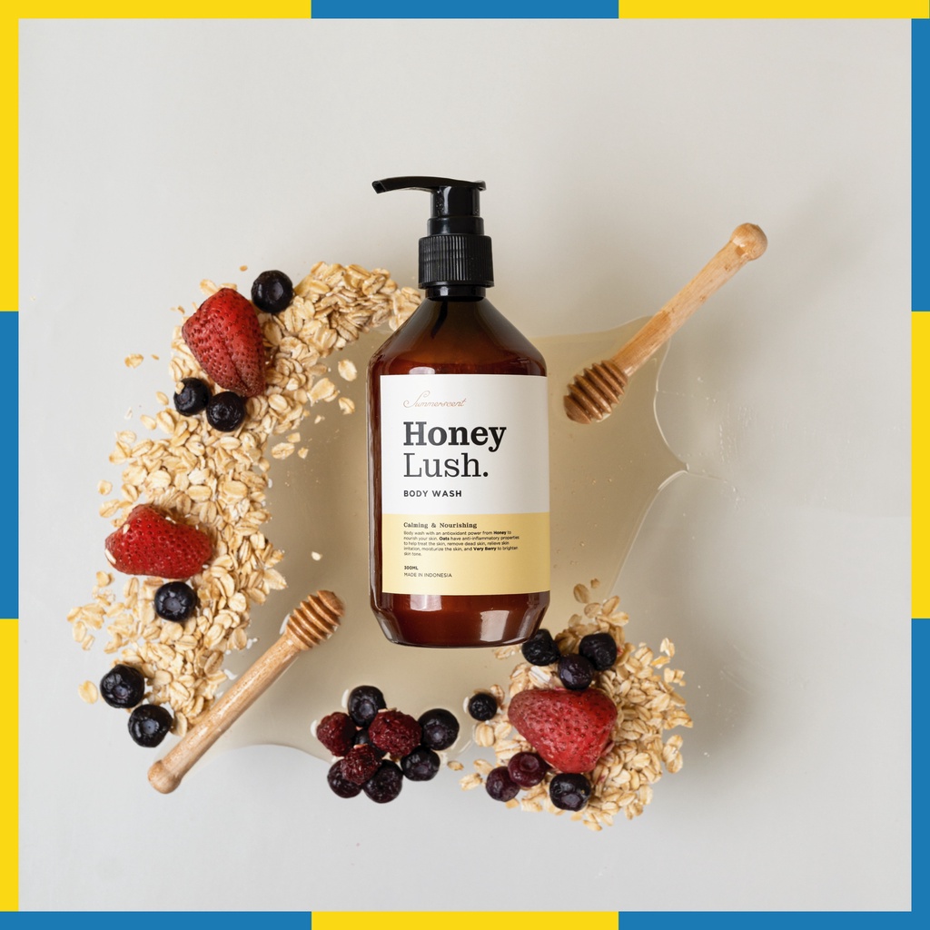 Summerscent - Honey Lush Body Wash - Sabun Mandi Cair - 300ml