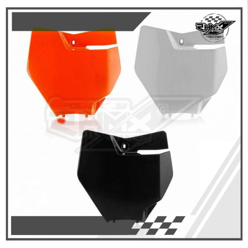 Papan plate nomor ktm 250 papan nomor ktm 250 new klx dt crf RBT papan nomor rbt dt klx model ktm bu
