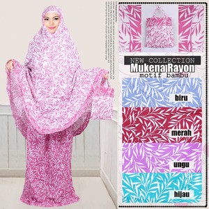 mukena rayon bambu