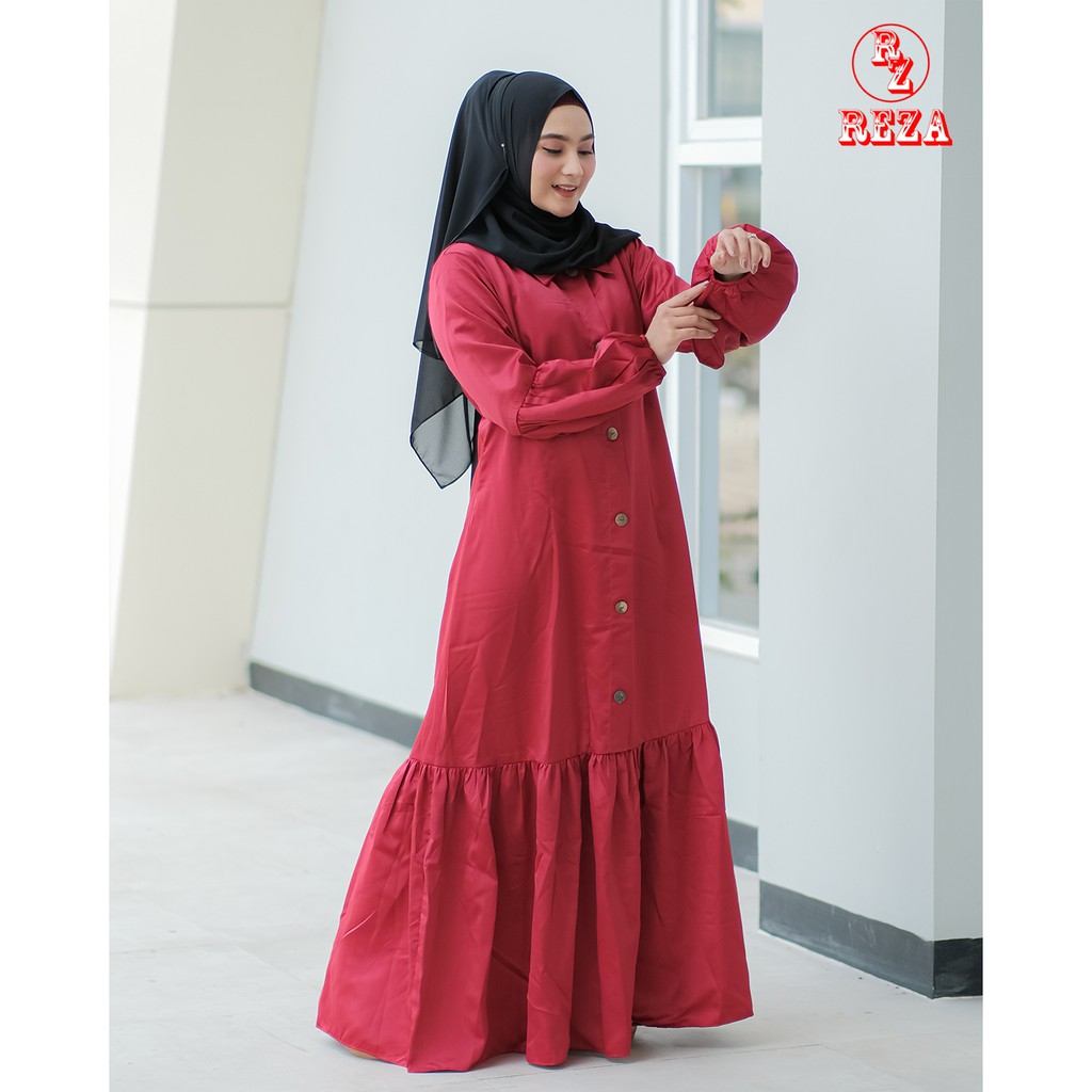 Gamis Maxmara Silk Premium Polos