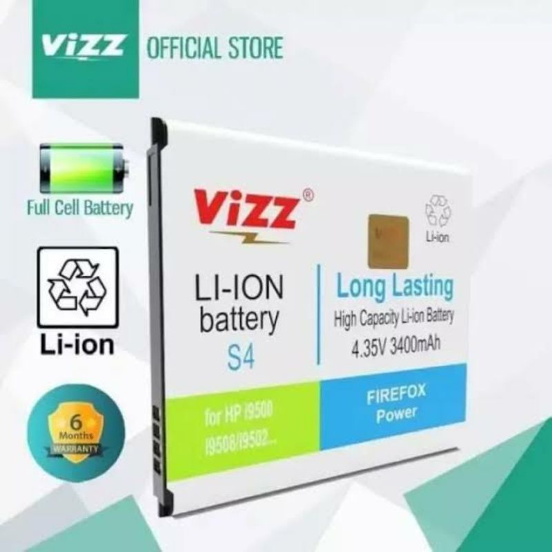 Baterai Vizz Samsung S4 i9500