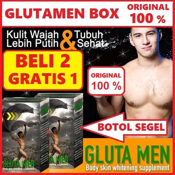 Pemutih Kulit Tubuh Glutamen Badan Lapunzel Men Glutamen Panacea White