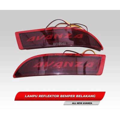 Lampu Reflektor Bumper Belakang mobil AVANZA tulisan