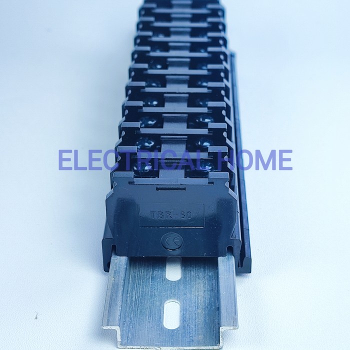 TERMINAL BLOCK TBR 30A DIN RAIL.