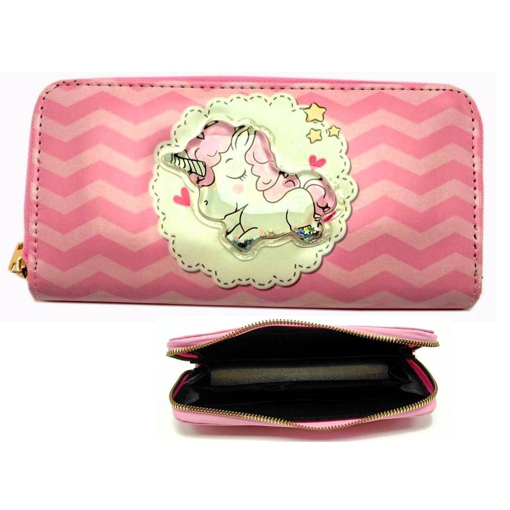 DOMPET Uang Kertas Koin Dompet Wanita Wallet Kado IMPORT &quot;UNICORN&quot; SUPER UNIK DAN LUCU