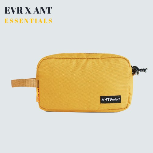 ☀ EVR X ANT ☀ Dopp Kit Irish Yellow - Pouch - Tas Tangan - Clutch