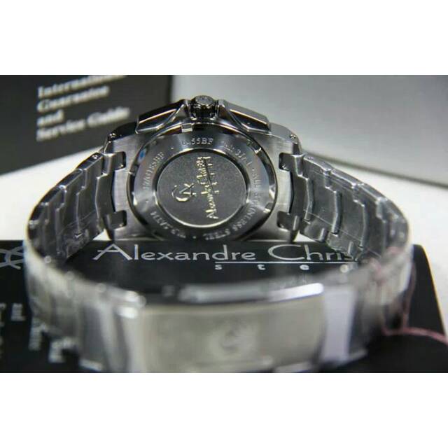 JAM TANGAN ALEXANDRE CHRISTIE FUL SILVER AC6455 ORIGINAL