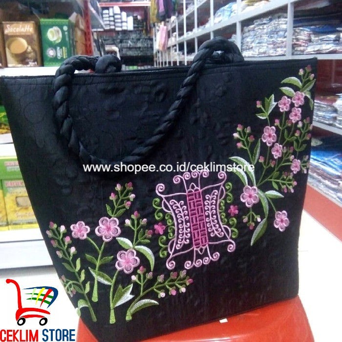 Tas Rajut Kain Bordir Pintu Aceh | Tas Kain Aceh