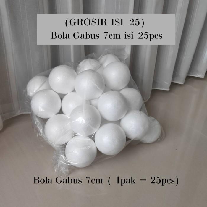 

Bola Gabus 7cm / Bola Gabus Styrofoam diameter 7cm HARGA GROSIR 25 pc