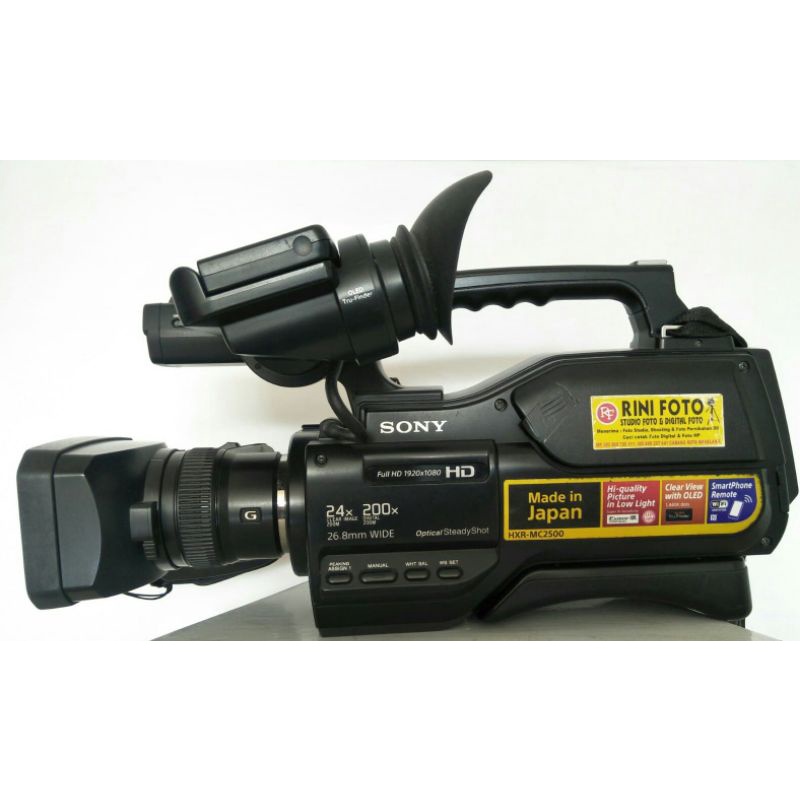 Kamera shooting Sony mc2500