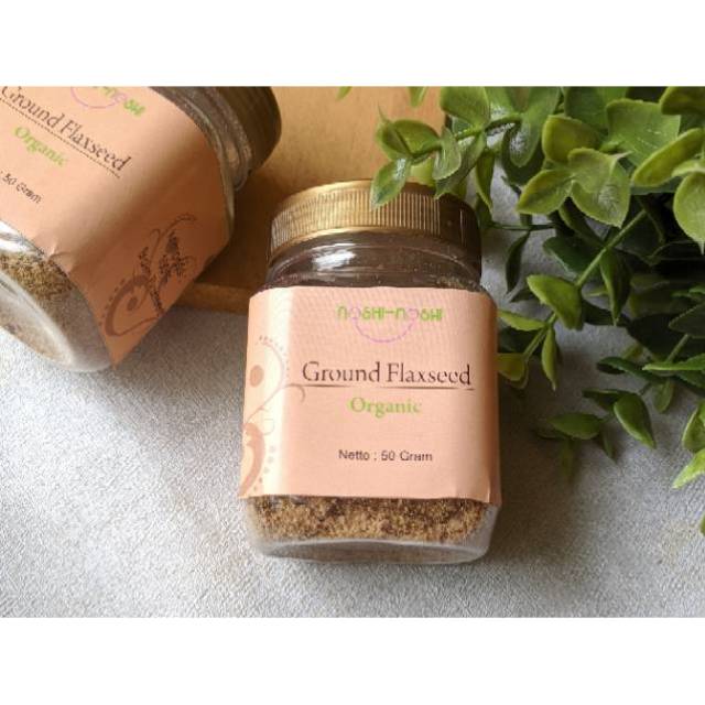 Ground Flaxseed Organic / Brown Flaxseed organic halus