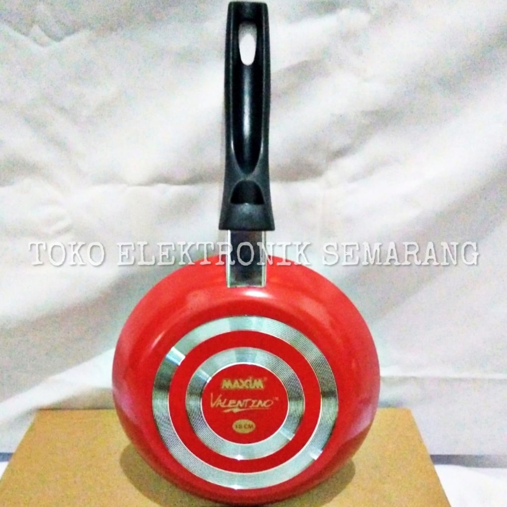 MAXIM VALENTINO 18 CM / 20 CM / 22 CM / 24 CM / 26 CM FRYPAN WAJAN PENGGORENGAN TEFLON ANTI LENGKET