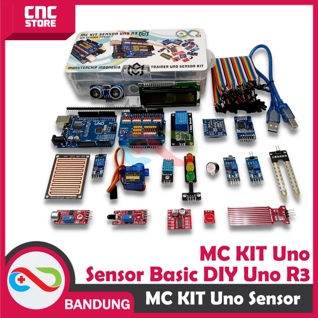 KIT UNO SENSOR BASIC DIY ARDUINO UNO R3