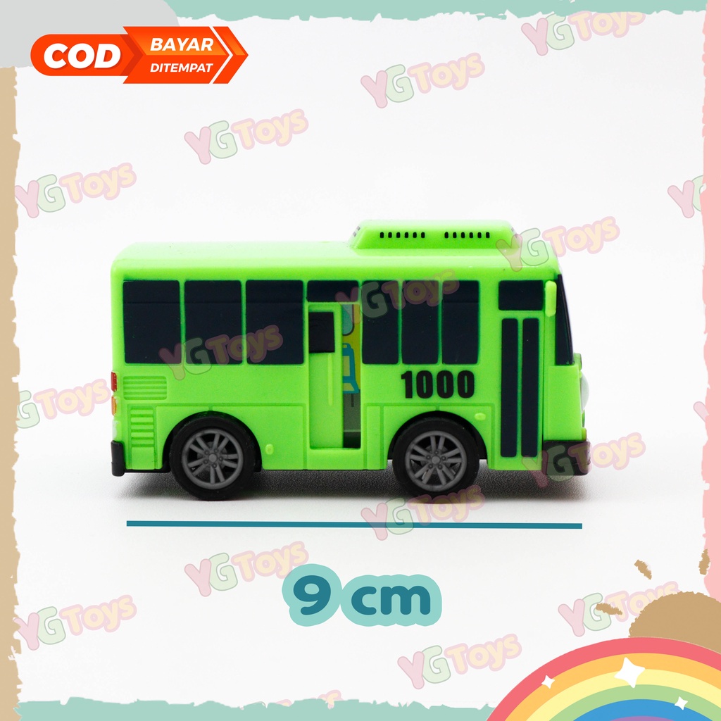 YGtoys Mobil Taayo The Little Bus Geser Pintu Sliding Door Bis Toya Mainan Anak Dorong