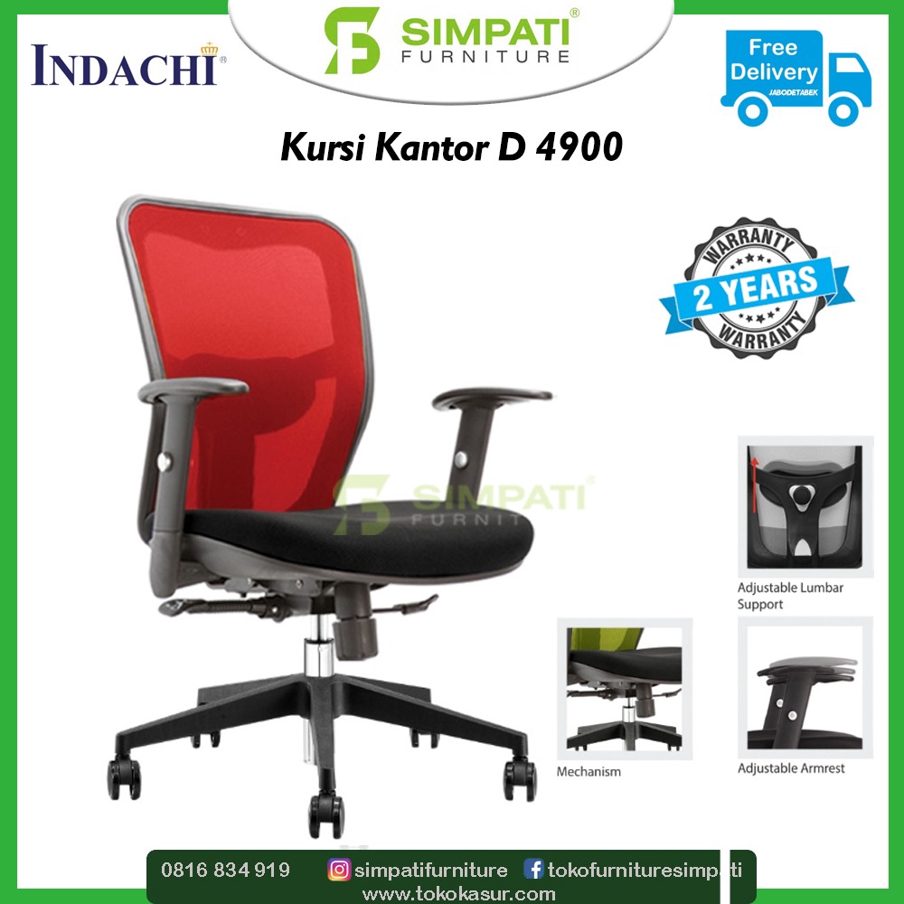 Kursi Kantor / Gaming Indachi D 4900