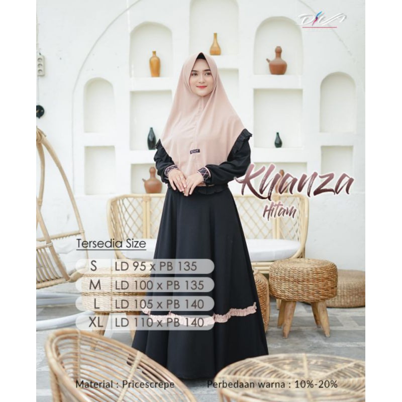Khanza Gamis Set - Gamis - Gamis Syar'i - Gamis dan Jilbab - Gamis Set - Original by Diva Busana