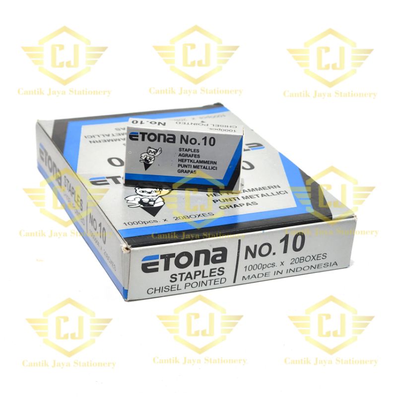 

20 BXS Isi Stapler Staples ETONA No.10