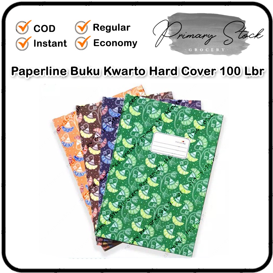 

Buku Hard Cover Quarto Paperline Kwarto Buku Tulis Kuarto Q4