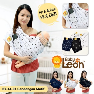 Jual Gendongan Kaos + Kantong BABY LEON Geos Motif BY-44-01 Baby Carier