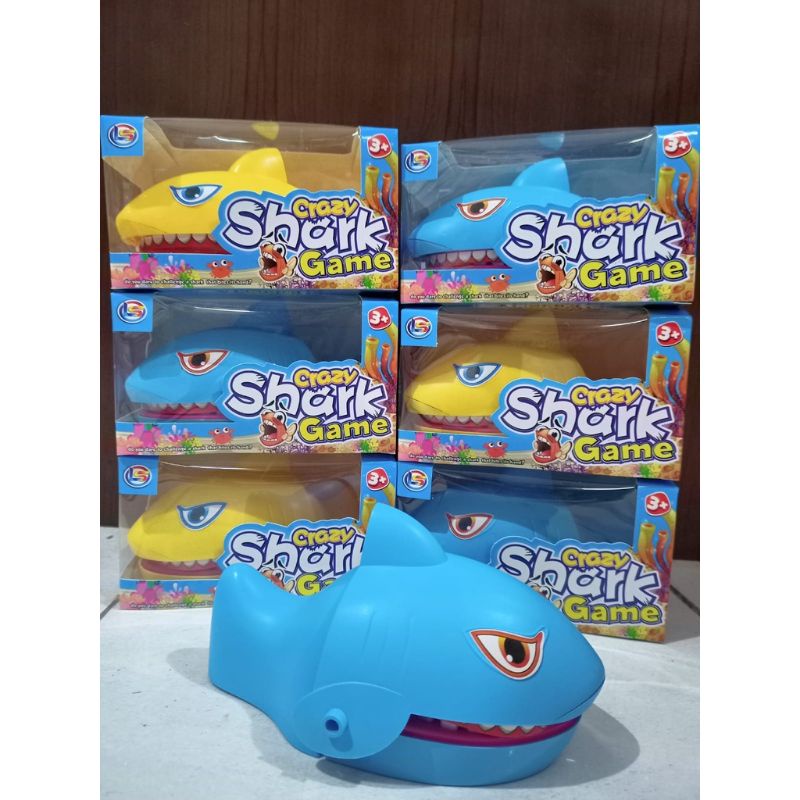 Mainan Hiu Gigit Shark Mainan Hiu Gigit jari mainan gigit ikan hiu GA.GE.GO