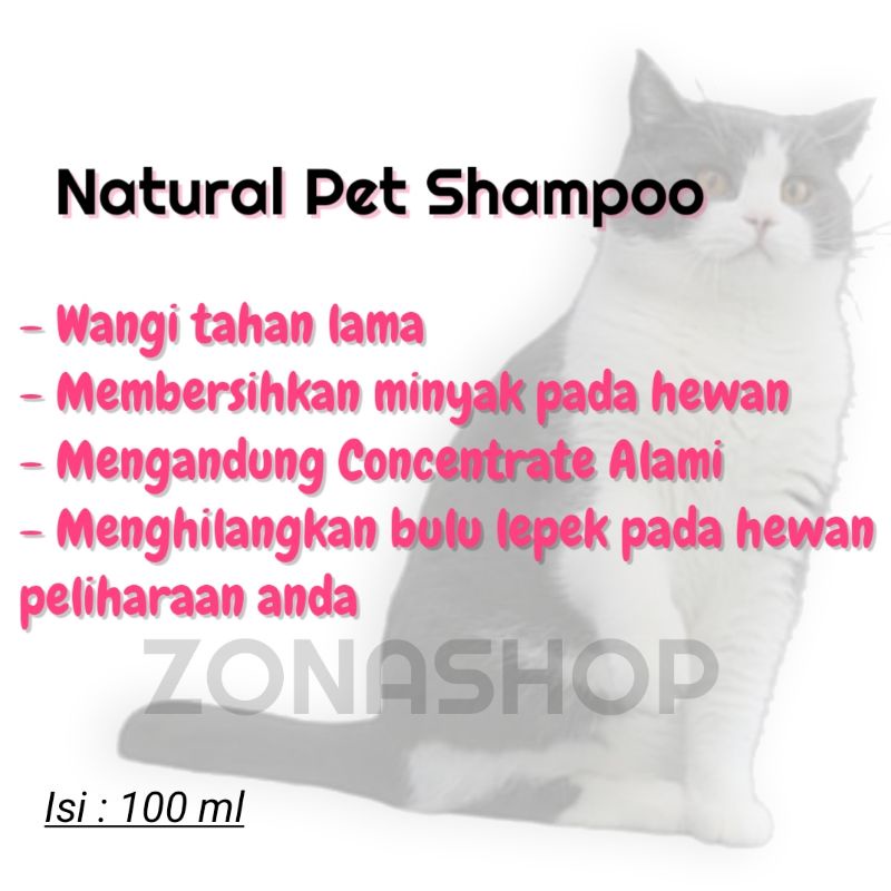 Shampoo Kucing Anjing Kelinci 100ml Gratis Handuk Shampo Anti Kutu perawatan Bulu Kucing Anti Bakteri Wangi Tahan Lama Sabun Cair Kucing