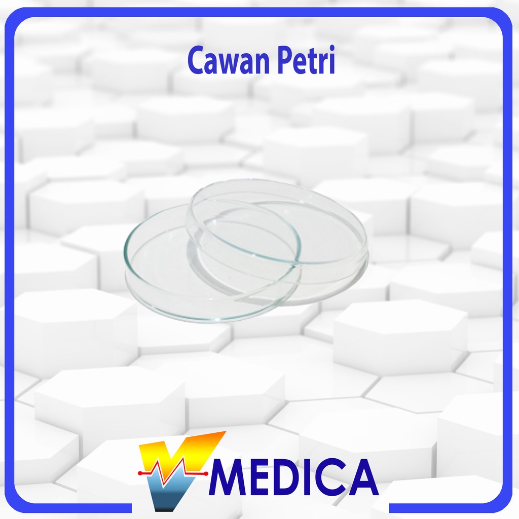 Jual Cawan Petri Kaca Pitri Dish Kaca Cm Mm Shopee Indonesia