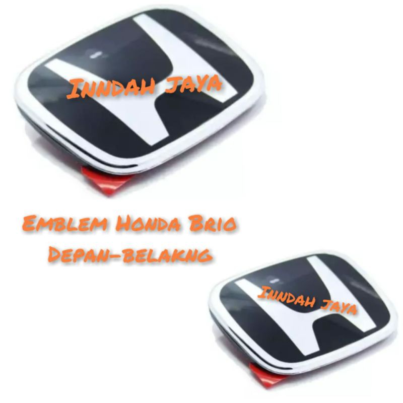 Emblem Logo Honda Oem Brio Ori Hitam/ Logo Honda Brio