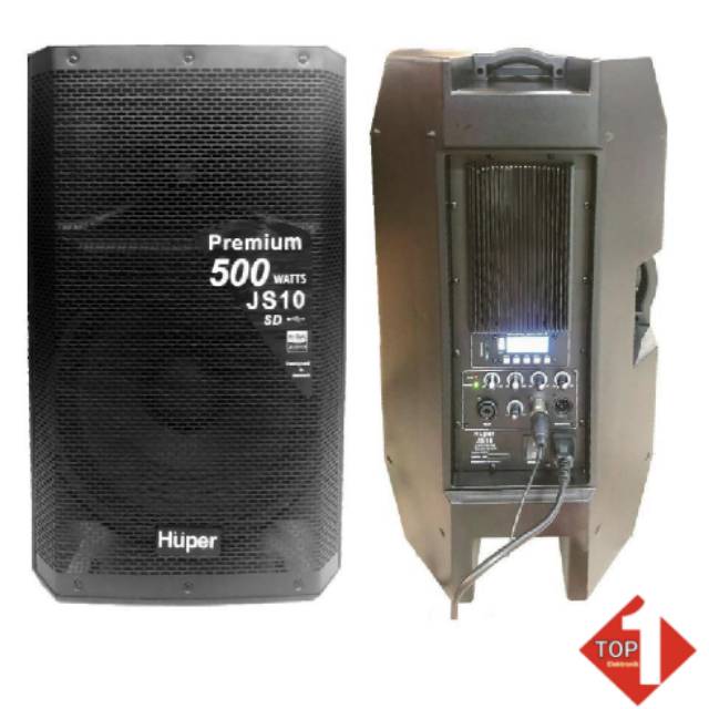 Jual Speaker Aktif Inch Huper Premium Js Professional Shopee Indonesia