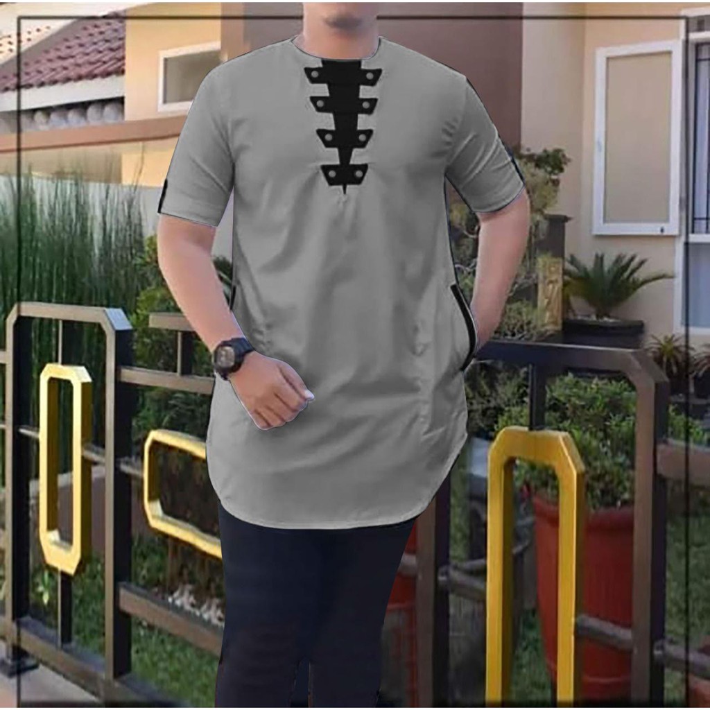 KOKO NOSI BAJU KOKOH PRIA MODEL SIMPLE SKODER