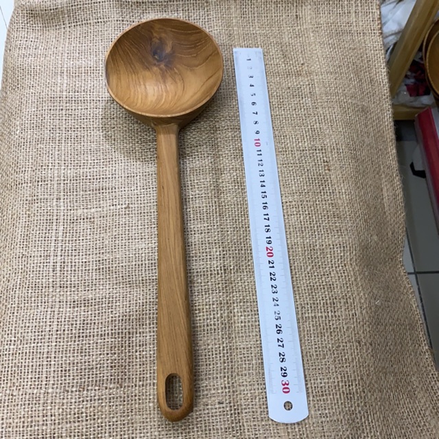 Sodet Centong Soup Kayu Jati / Wooden Soup Spoon