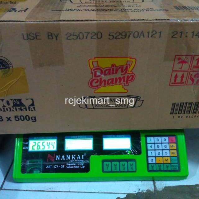 

BARANG MURAH!!!!!! Creamer dairy charmp 500gram 1 karton 48 pcs