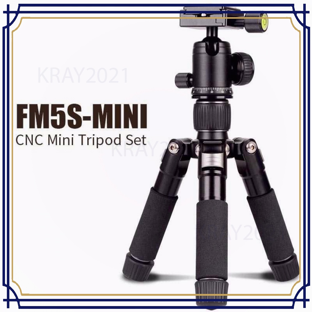 Tripod Mini 5 Section Portable Aluminium Ball Head - FM5S-MINI