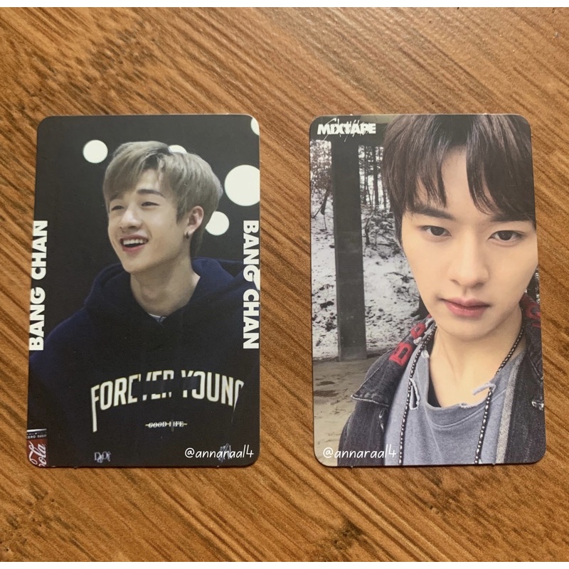 photocard pc stray kids bangchan lee know mixtape skz
