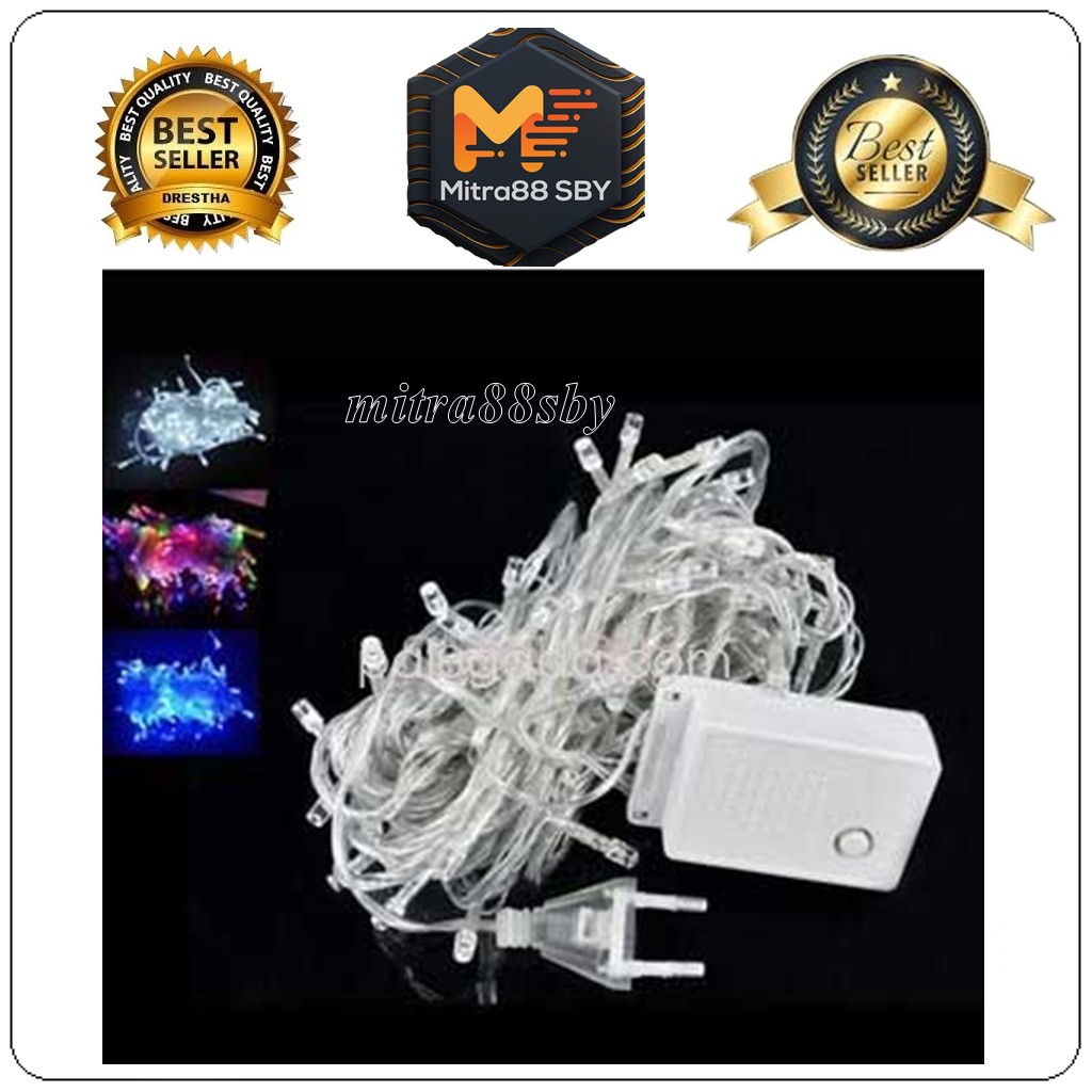 Mitra88sby lampu natal hias ( lampu tumblr ) 100led 10m kurleb packing box atau kotak