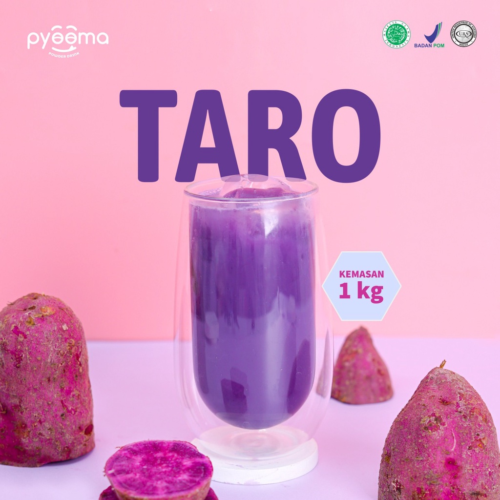 

BUBUK MINUMAN PREMIUM PYOOMA TARO KEMASAN 1 KG | USAHA MINUMAN HALAL BPOM HACCP