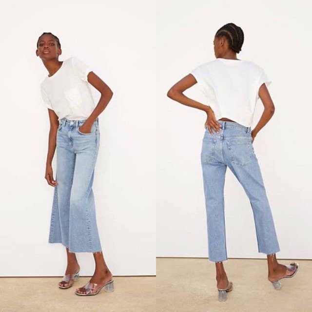 Zara BOYFRIEND FLARE JEANS