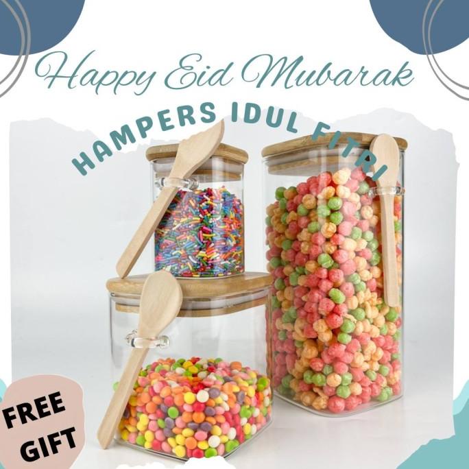 

Hampers Idul Fitri - Set F - Glass Storage Jar - Parsel Idul Fitri