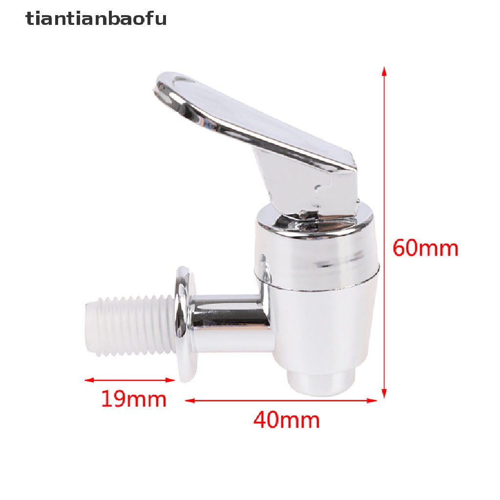 [tiantianbaofu] 12mm Plastic Faucet Tap for Home Brew Barrel Fermenter Wine Beer Juice Dispense Boutique