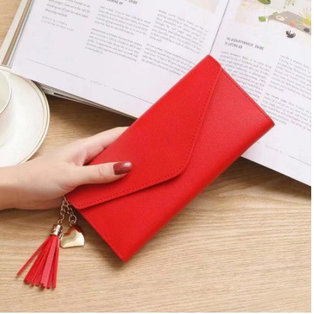 ♥DPS829♥8802 COD Dompet Lipat Panjang Dompet wanita import real pic dompet cantik