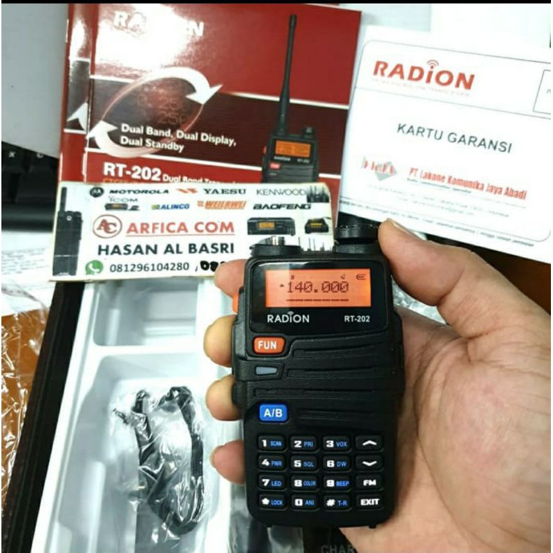 HT RADION RT-202 DUALBAND ORIGINAL RADION RT 202 DUAL BAND