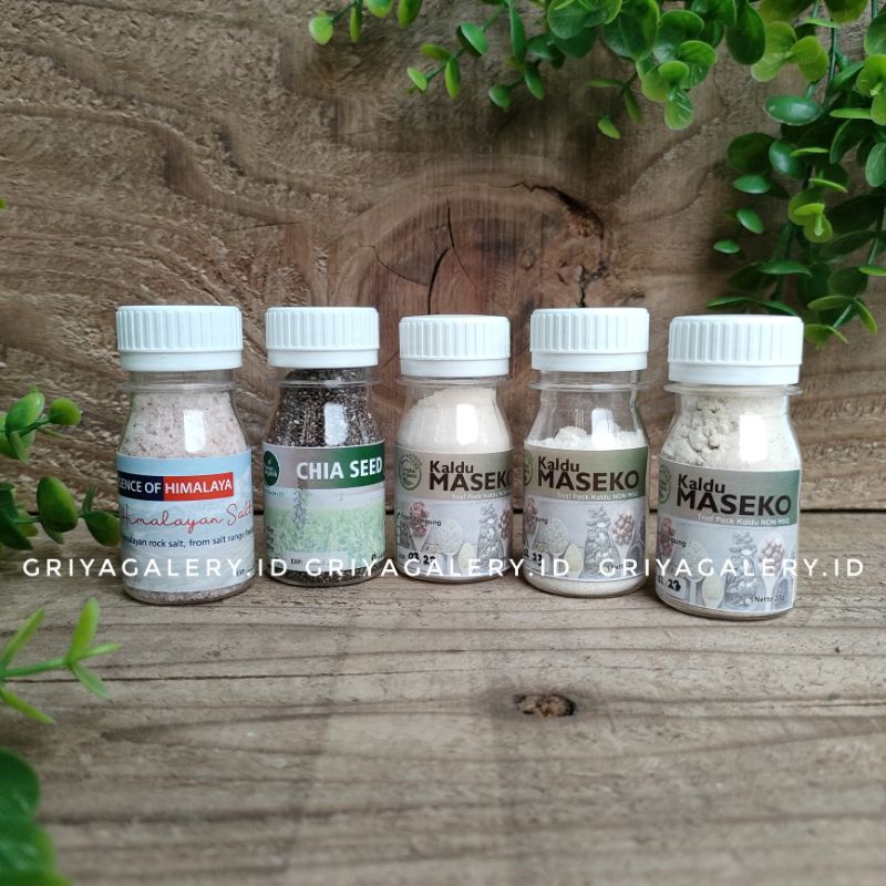 

Trial Pack MPASI Kaldu Non MSG | Organic Black Chiaseed Mexico | Himalayan Salt