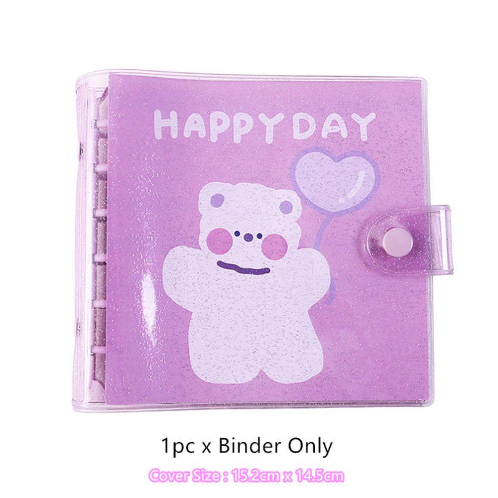 Lanfy Binder Notebook Glittery Daily Kpop Idols Kartu Agenda Planner Kertas Isi Ulang Perlengkapan Alat Tulis Kantor Sekolah