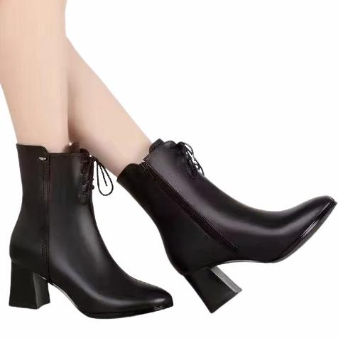 Sale Ankle Boots Import B82 Sepatu Heels Ala Korea Wanita Zara Winter - Paling Dicari