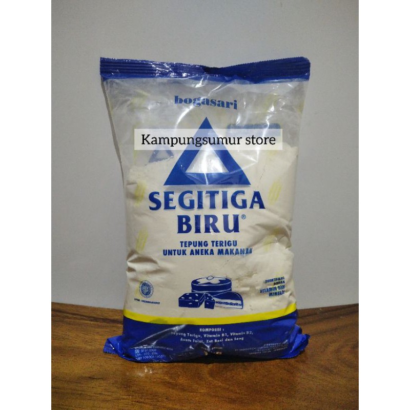 

Tepung Terigu Segitiga Biru kemasan ekonomis 1 kg
