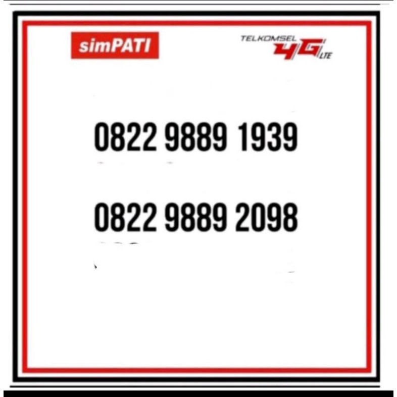 Nomor Cantik Perdana SimPATI dari Telkomsel seri Rapih