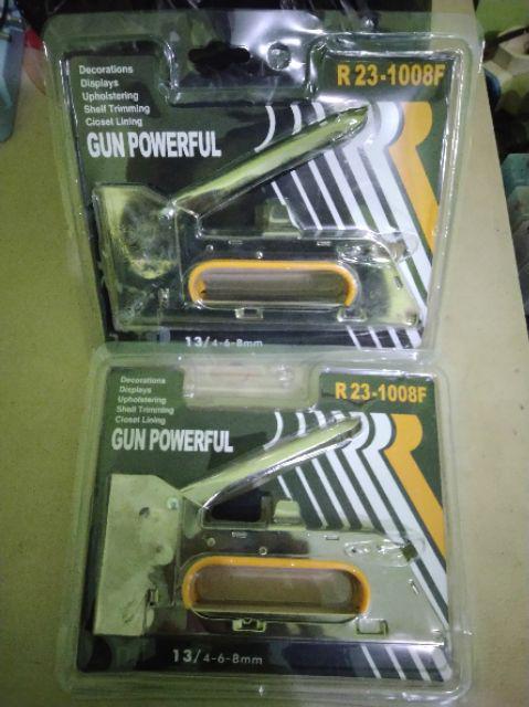 Guntacker Steples Gun Tembak Jok Kulit Motor - Gun Tacker 13/4-6-8mm (free Isi Joyko)