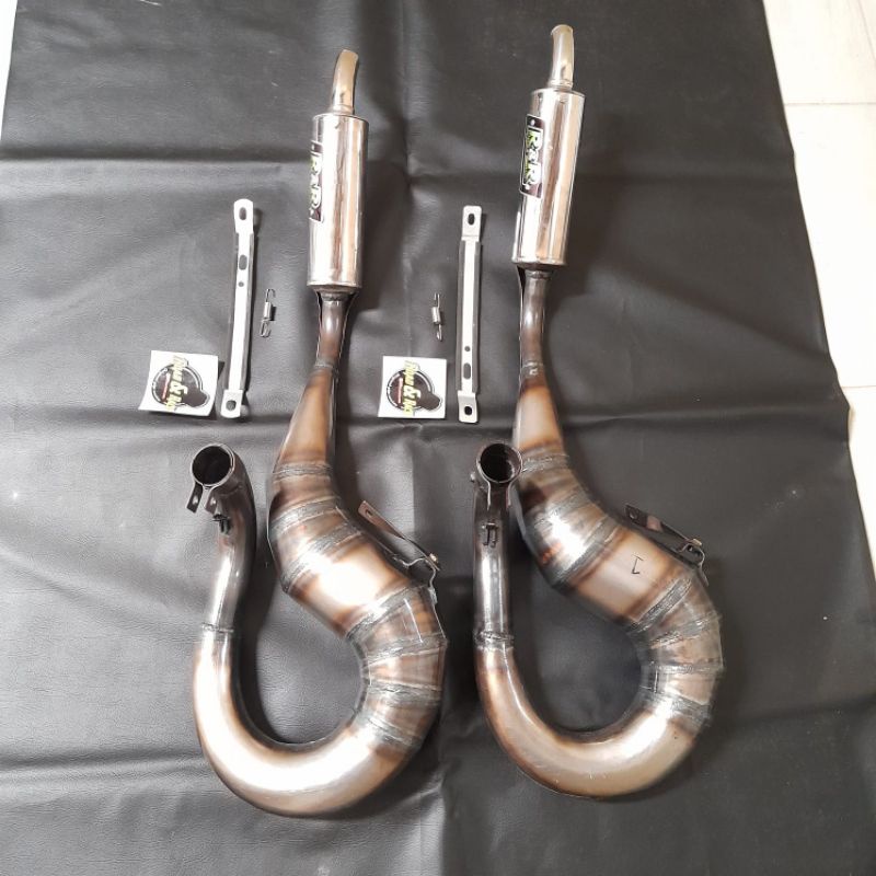 Terlaris !!! KNALPOT RACING VESPA  KANAN PX150, SUPER, EXCEL by R&R Pipes-1