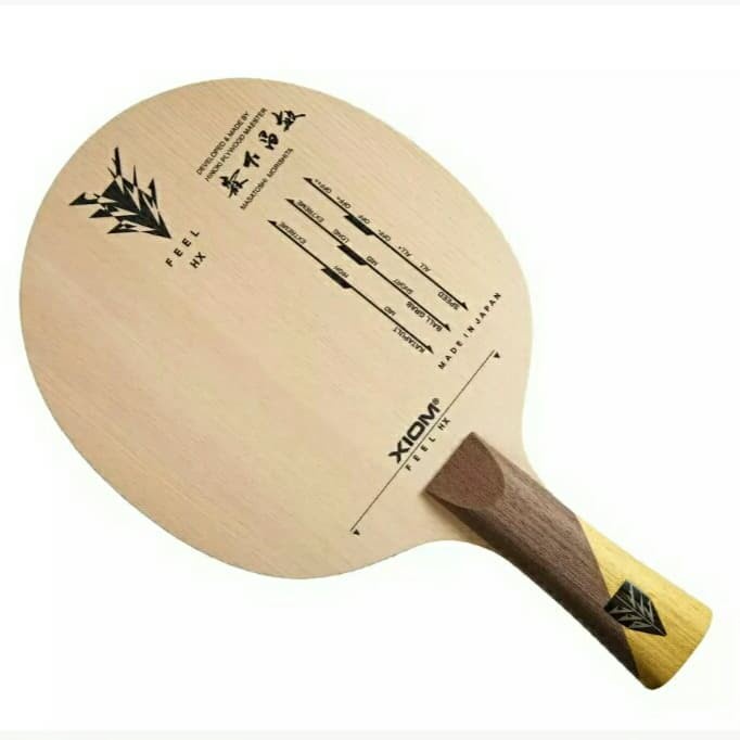 Xiom Feel HX - kayu, bat, bet, blade, tenis meja, pingpong, fast, spin