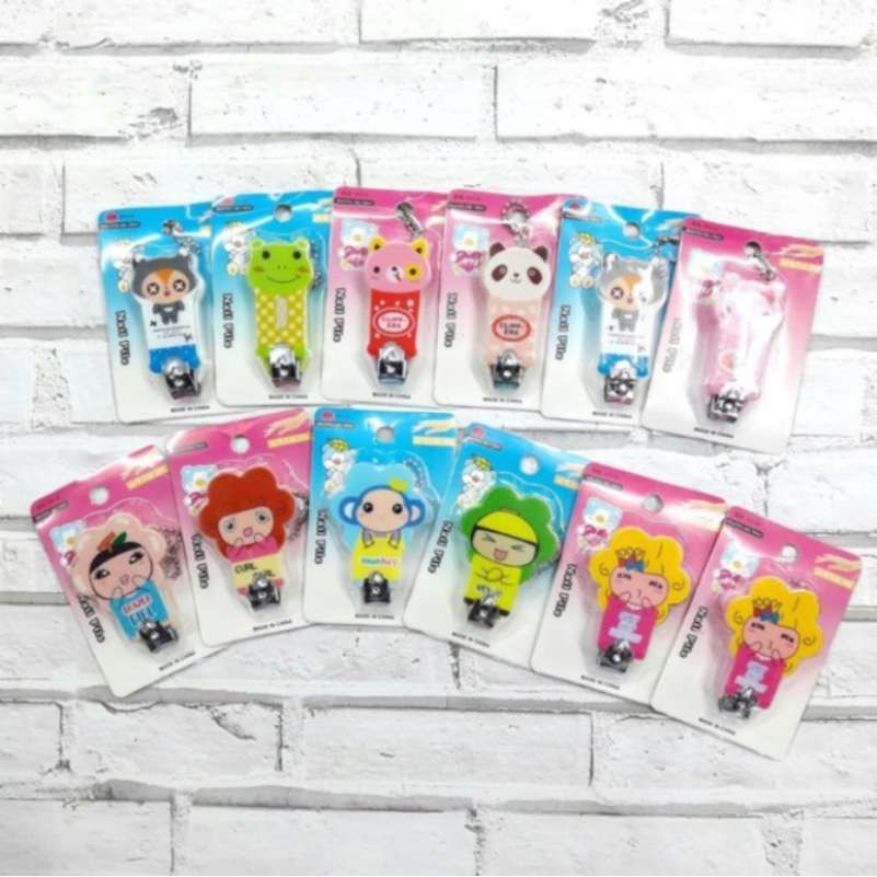 Gunting Kuku Karakter Mini Lucu Nail Clippers Souvenir Gunting Kuku