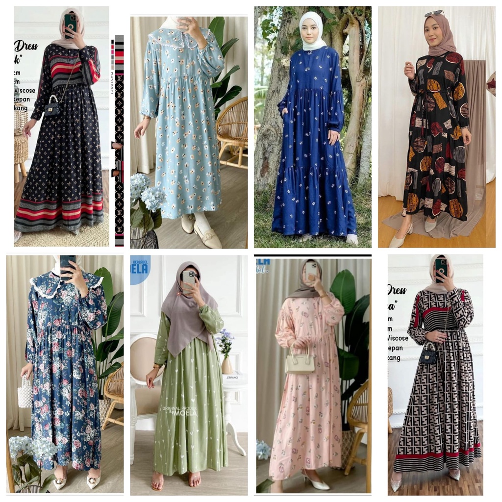 BISA COD GAMIS RAYON WANITA TERBARU / HOMEDRESS WANITA RAYON